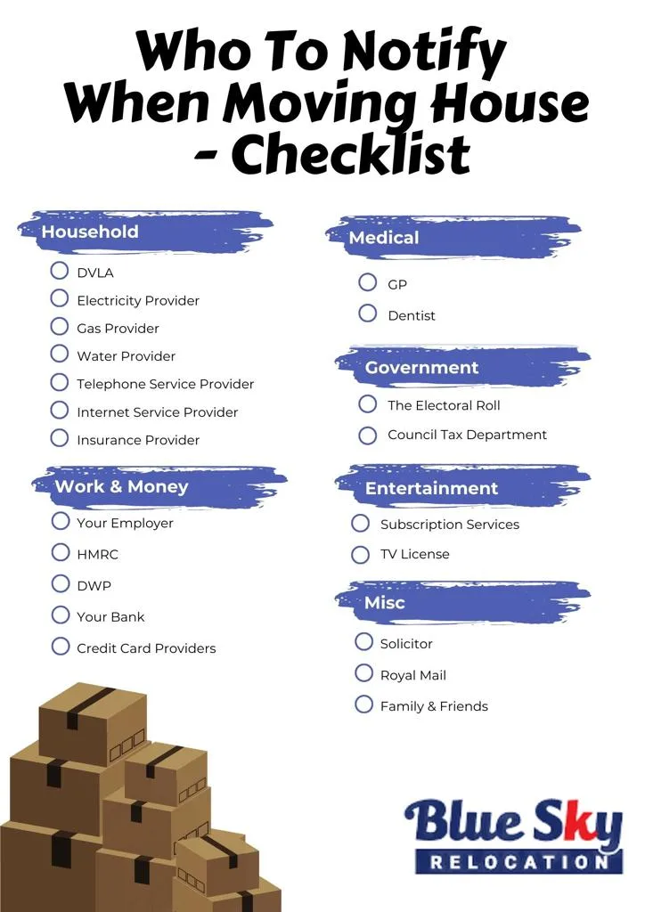 Moving House Checklist
